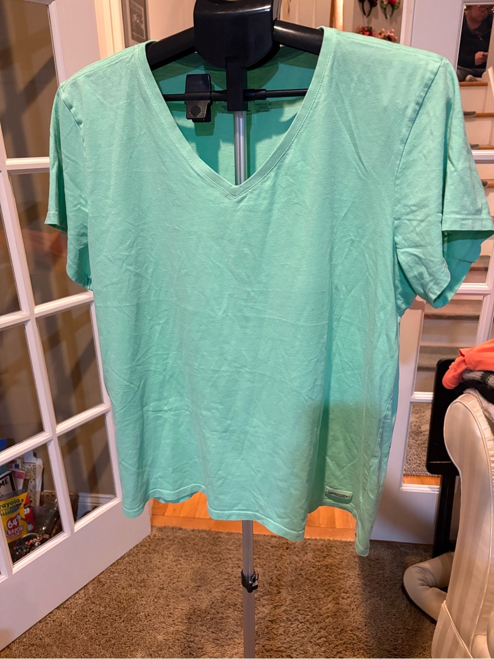 Life is Good Women's V-Neck Short Sleeve Tee